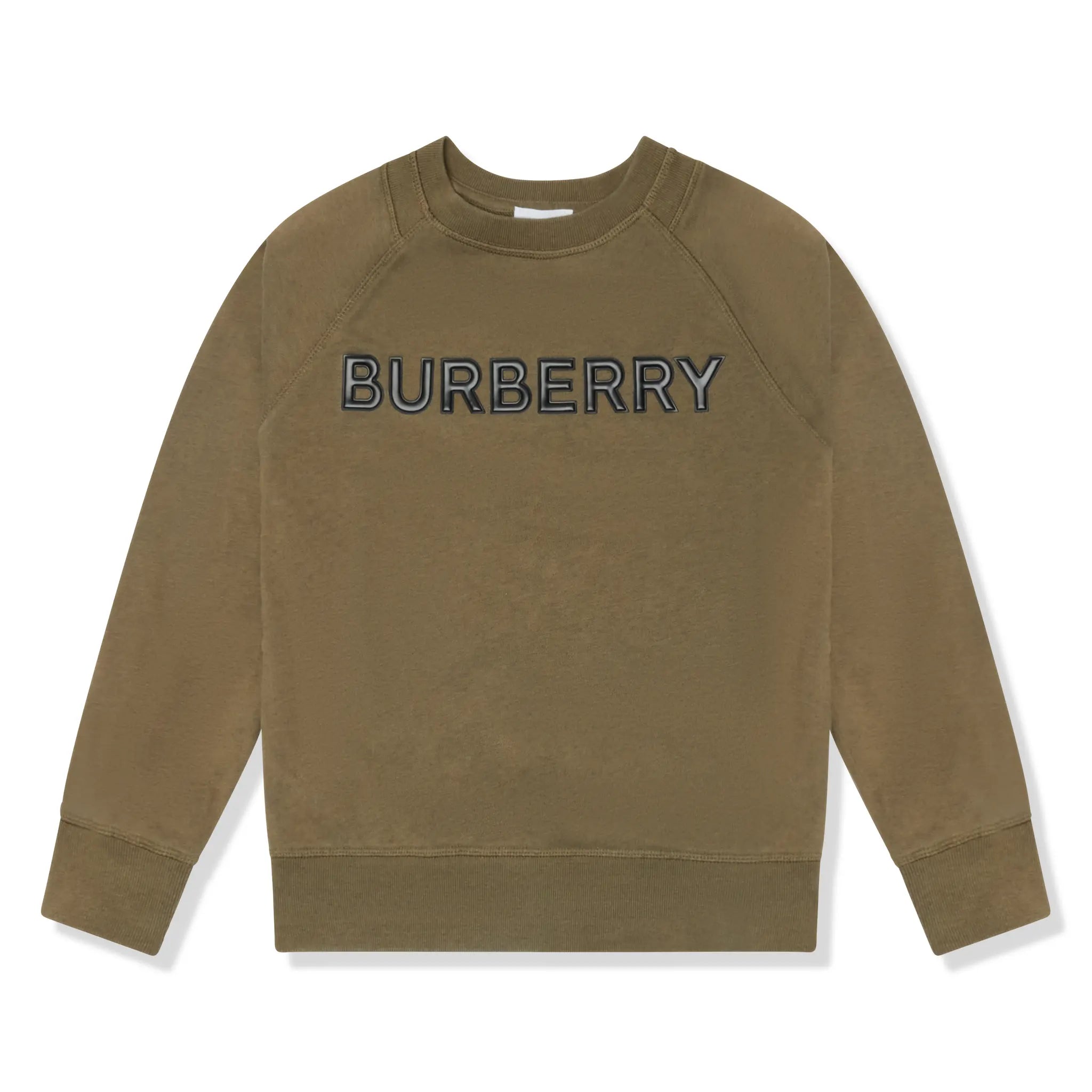 Front View of Preloved - Burberry Kids Green Sweatshirt
